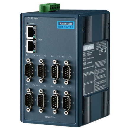 Industrial Communication, Serial Device Server, EKI-1528I-DR-AE